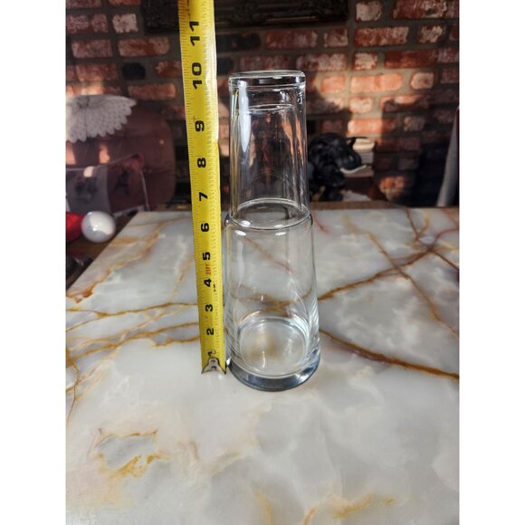 Crate and Barrel  Vintage Bedside Carafe & Tumbler  24 oz. - Picture 6 of 7